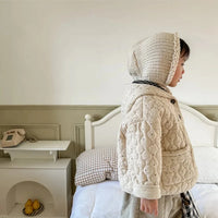 Dotty Quilted Hooded Jacket