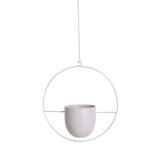 Metal Matte Finish Hanging Planter