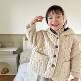 Dotty Quilted Hooded Jacket