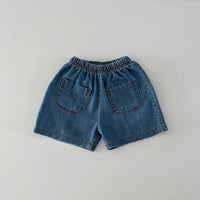 Denim Shorts & Shirt Set