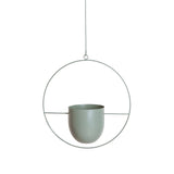 Metal Matte Finish Hanging Planter