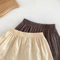 Neutral Sleeveless Shorts Set