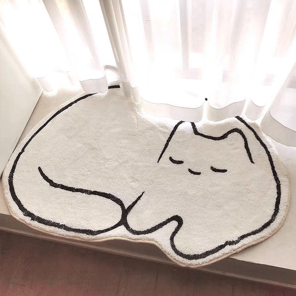 Cat Face Rug - Cat Bath Mat - Cat Home Decor - Starcrest