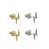 Lightning Bolt Stud Earrings