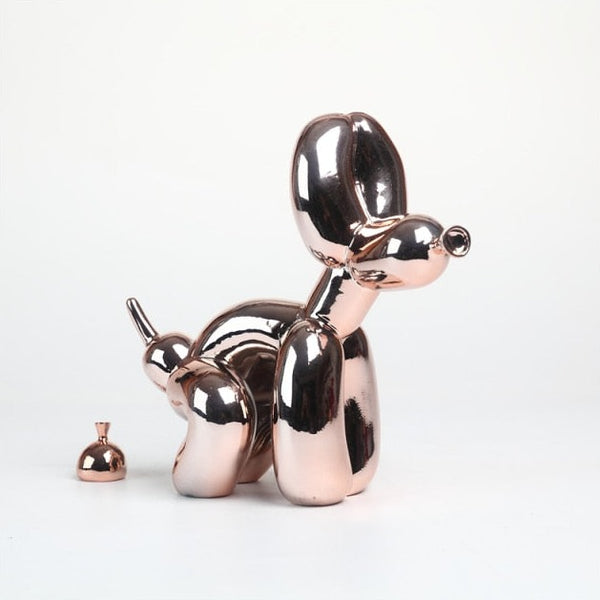 Poop Dog Statue Squat Balloon Dog